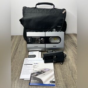 RESMED S9 W/ H5I HUMIDIFIER CPAP W/ CASE 1277 MACHINE RUN HOURS W/ Manuals